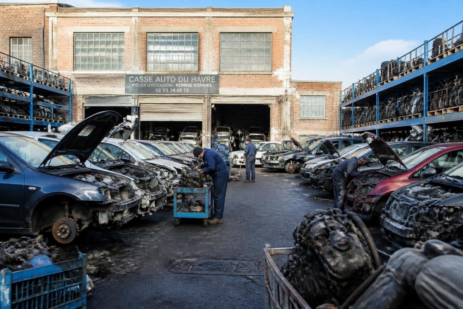 découvrez notre casse auto au havre : pièces auto d’occasion de qualité et service de reprise d’épave rapide et fiable pour tous types de véhicules.
