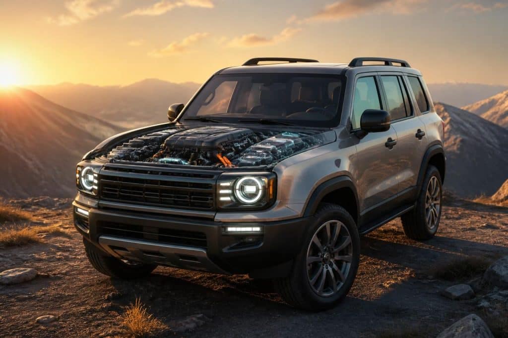 découvrez le toyota land cruiser 2026 avec son nouveau moteur hybride performant et son design néo-rétro élégant alliant modernité et tradition.